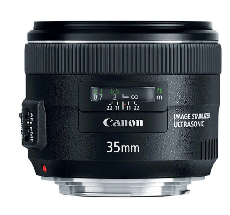 Lente Canon EF 35mm f/2 IS USM