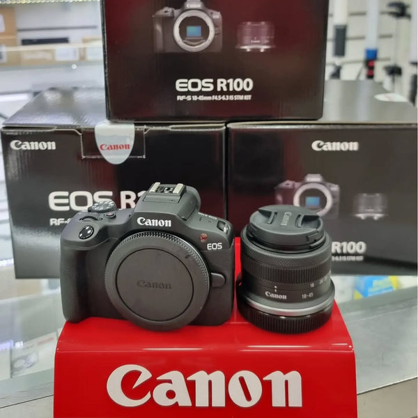 CAMERA CANON EOS R100 KIT SEMI NOVO